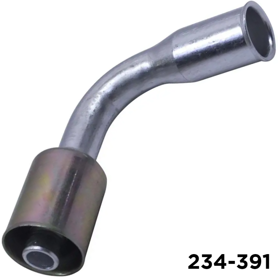 Beadlock Fitting Spring Lock 90 Degree #8 Female x #8 Hose