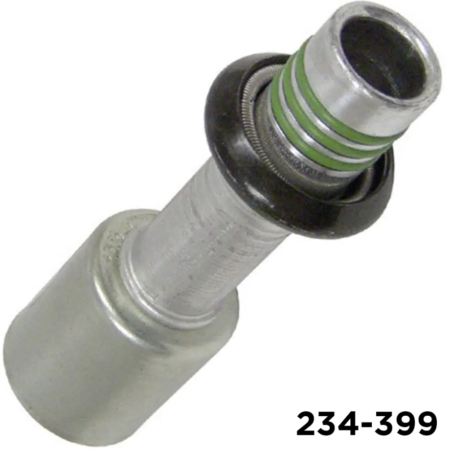 Beadlock Fitting Spring Lock Straight #12 Male x #12 Hose