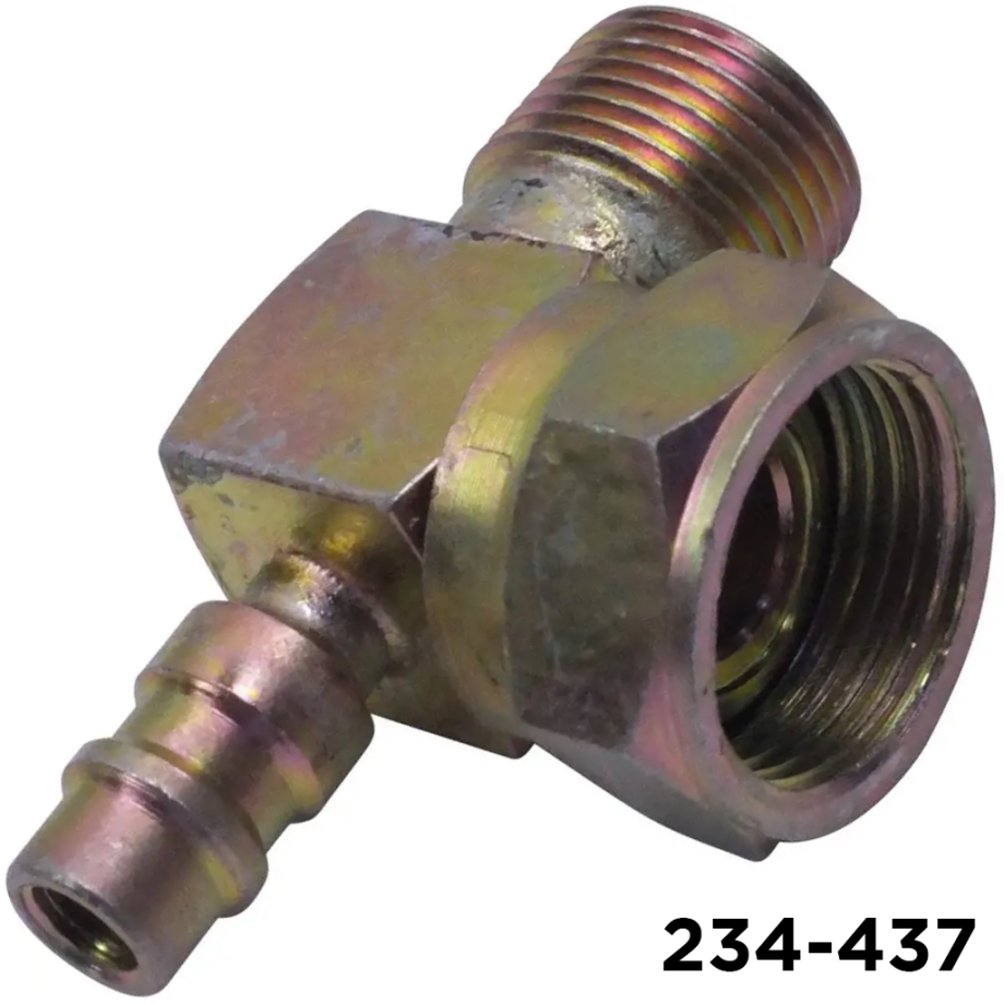 Compressor Service Valve Rotolock x #10 Male Insert Oring w/16mm