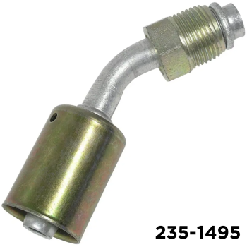 Beadlock Fitting 45 Degree #8 Male Oring x #8 Hose