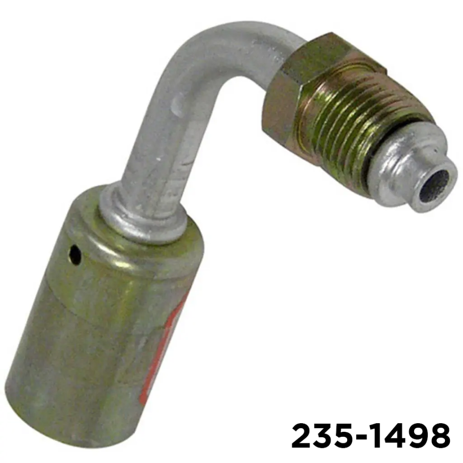 Beadlock Fitting 90 Degree #6 Male ORing x #6 Hose