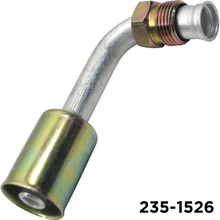 Beadlock Fitting 90 Degree #8 Male Insert Oring x #8 Hose