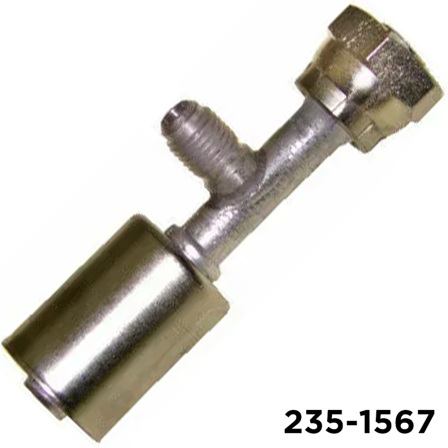Beadlock Fitting Service Port #8 Female Oring x #8 Hose W/ Service Port
