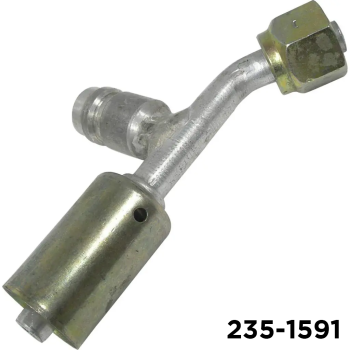 Beadlock 45 Degree R134a 16mm Port #6 Female Oring x #6 Hose