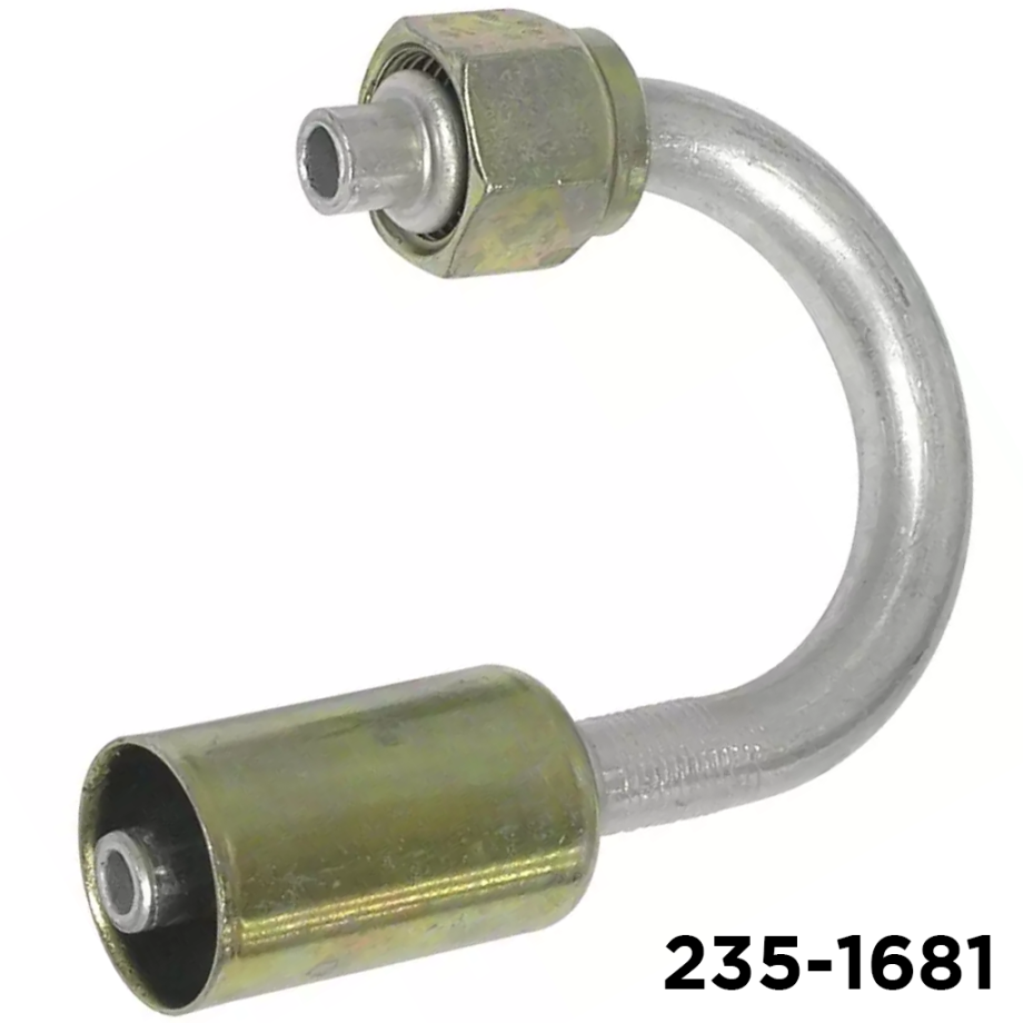Beadlock Fitting 180 Degree #6 Female Oring x #6 Hose