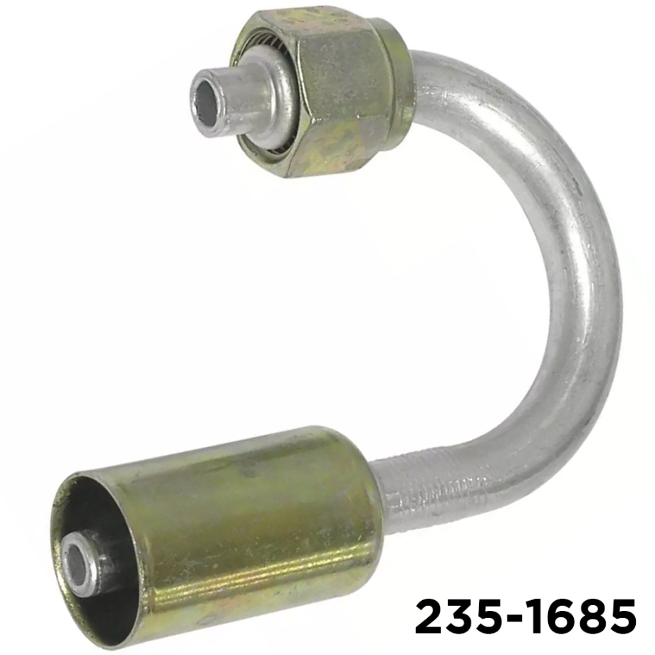 Beadlock Fitting 180 Degree #12 Female Oring x #12 Hose