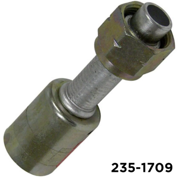 Beadlock Fitting Metric Straight 22mm Female Oring x #10 Hose