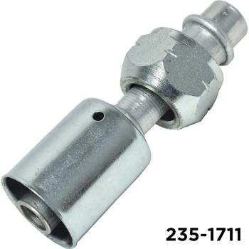 Beadlock Fitting Metric Straight 24mm Female Oring x #10 Hose