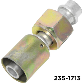 Beadlock Fitting Metric Straight 27mm Female Oring x #12 Hose