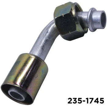 Beadlock Fitting 90 Degree Metric 27mm Female Oring x #12 Hose