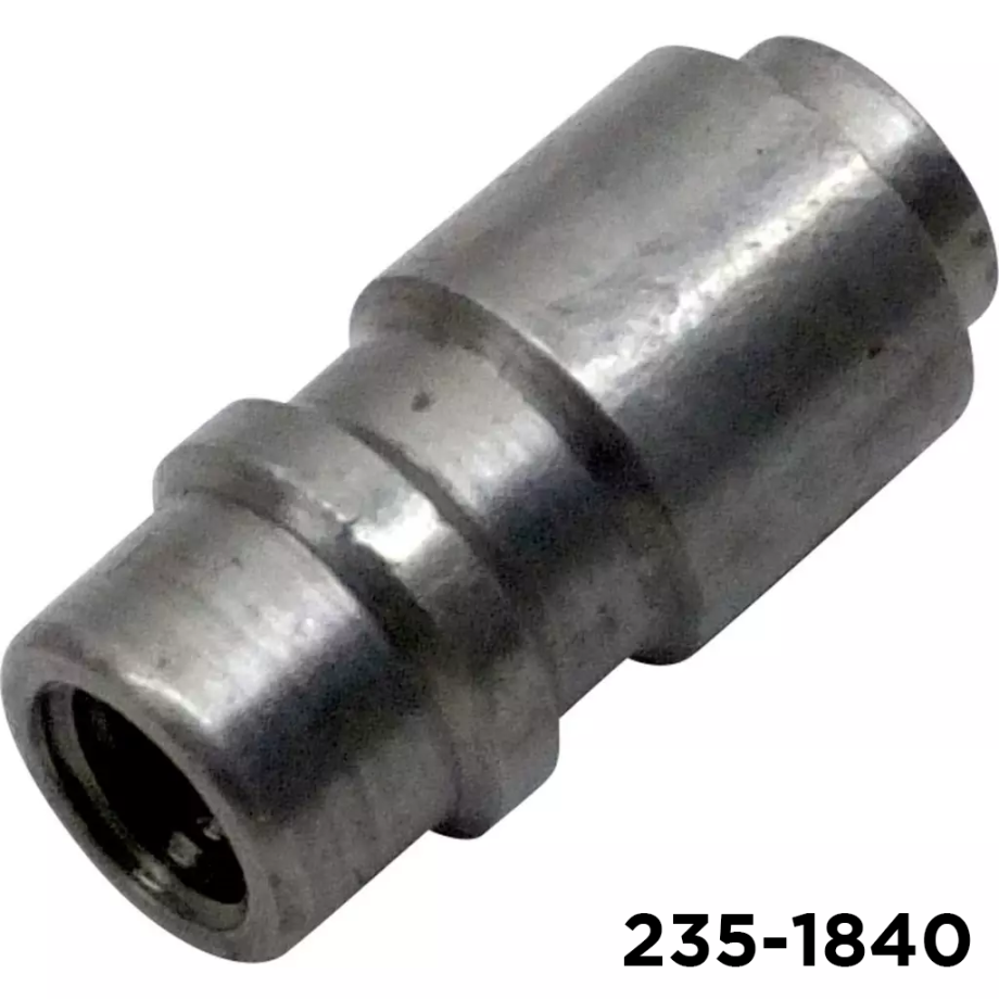 Fitting Weld On Steel 13mm Service Port x R134A W/ Cap and Core