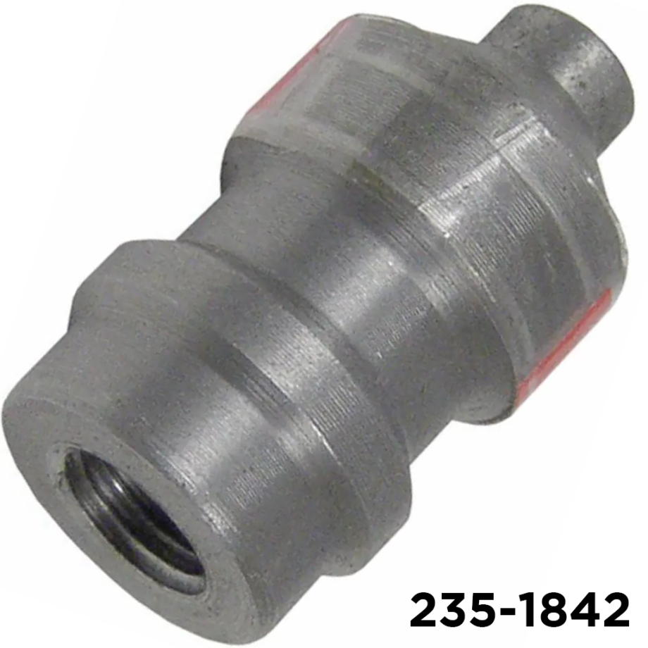 Fitting Weld On Steel 16mm Service Port x R134A W/Cap and Core