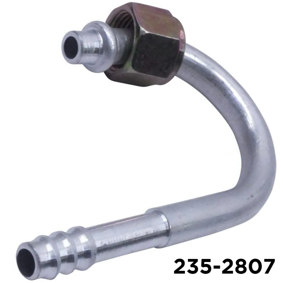 Fitting Barb 180 Degree #6 Female Oring x #6 Hose