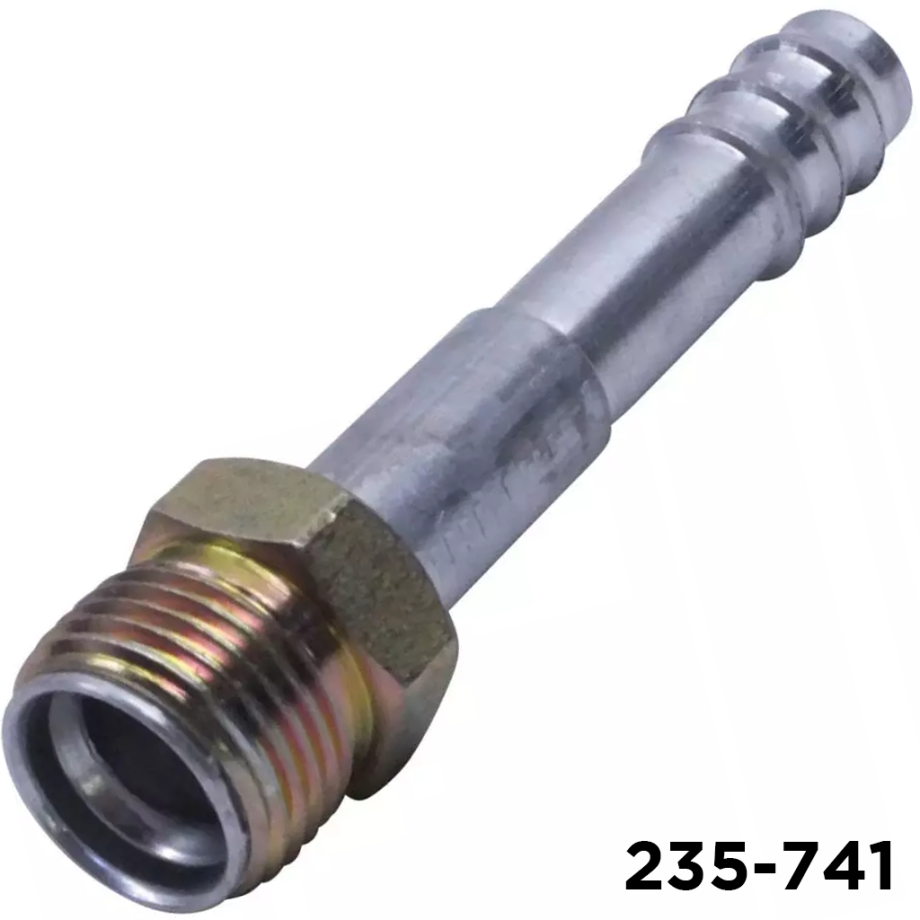 Fitting Barb Straight #6 Male Insert Oring x #6 Hose