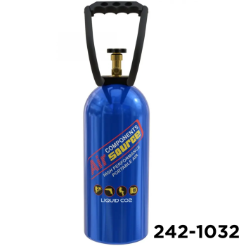 Air Source 10 Lb Liquid CO2 Cylinder With Carry Handle Blue