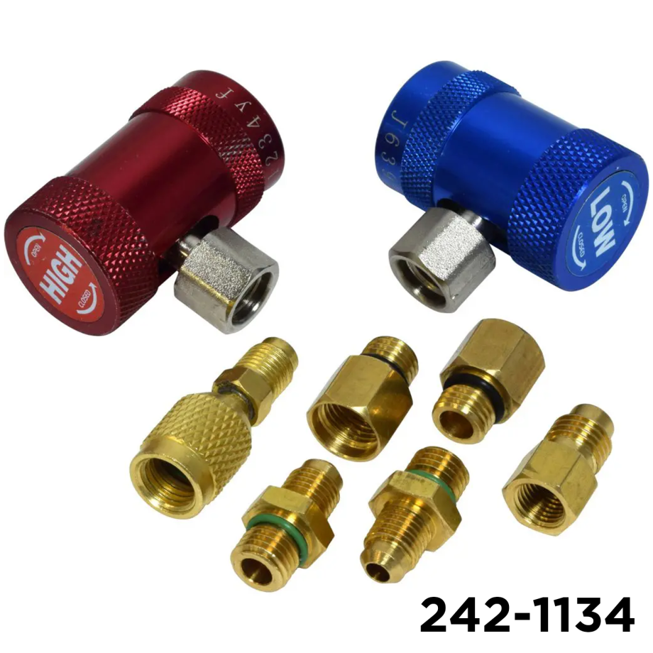 1234YF Coupler Set W/ Adaptors