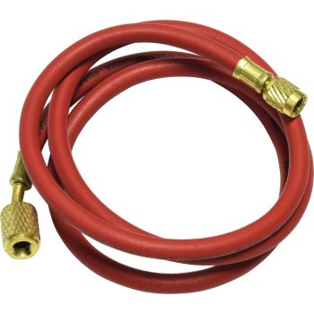 60" R-12 Red Charging Hose With Shut-off Valve 