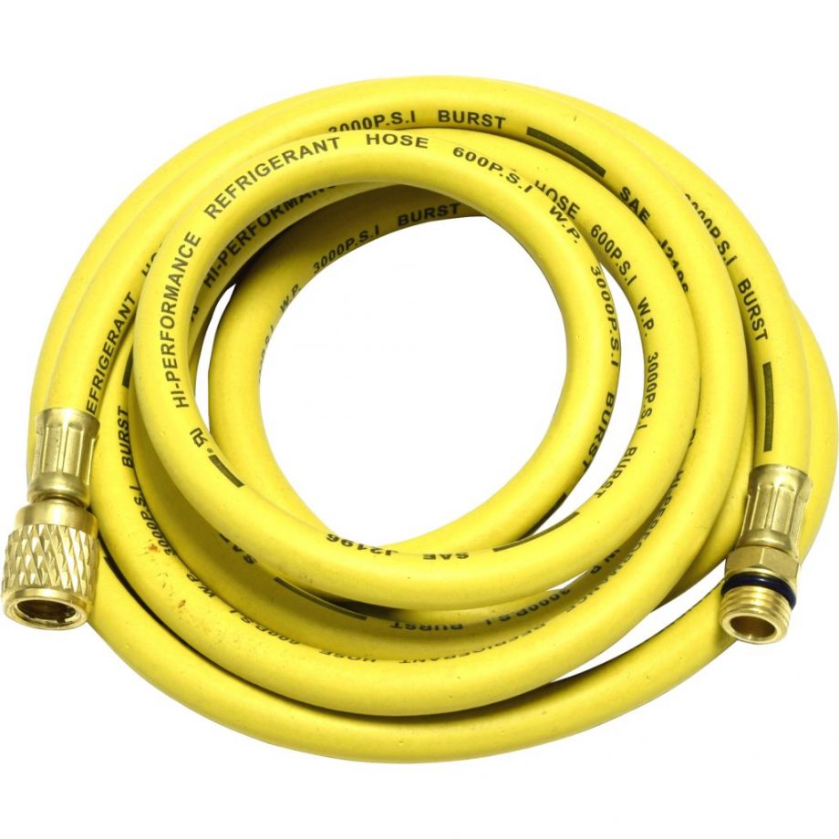 yellow 96" hose for R-134a