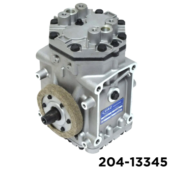 REMAN A/C COMPRESSOR WITH SINGLE GROOVE CLUTCH