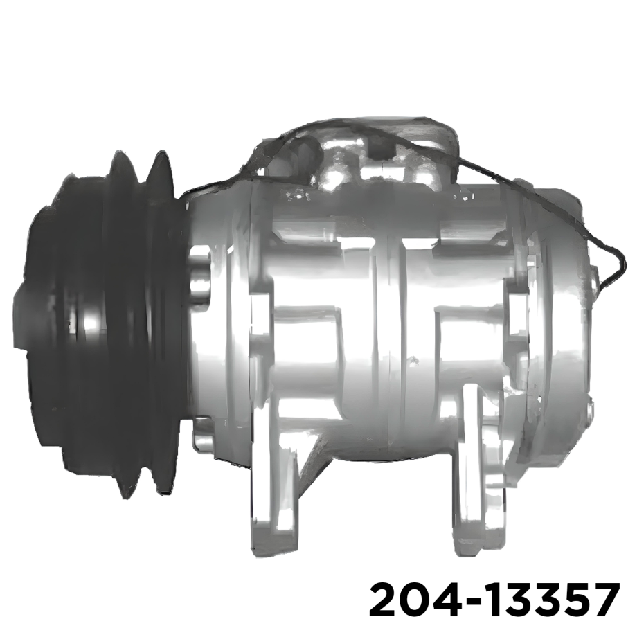 REMAN 10P13E A/C COMPRESSOR WITH SINGLE GROOVE CLUTCH 12V