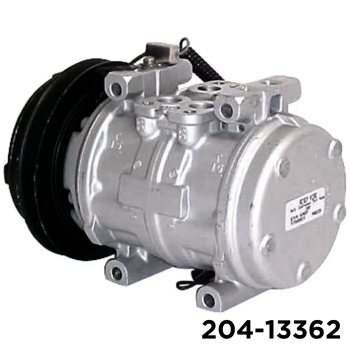 REMAN 10P15C A/C COMPRESSOR WITH SINGLE GROOVE CLUTCH 12V