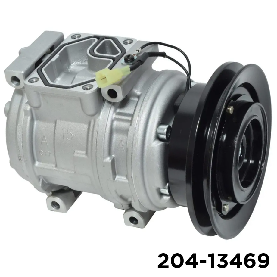 NEW AFTERMARKET 10PA15C A/C COMPRESSOR WITH SINGLE GROOVE CLUTCH 12V
