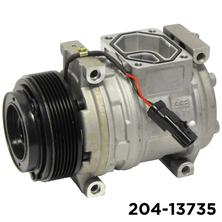 NEW AFTERMARKET 10PA15CH A/C COMPRESSOR WITH 7 POLY CLUTCH 12V