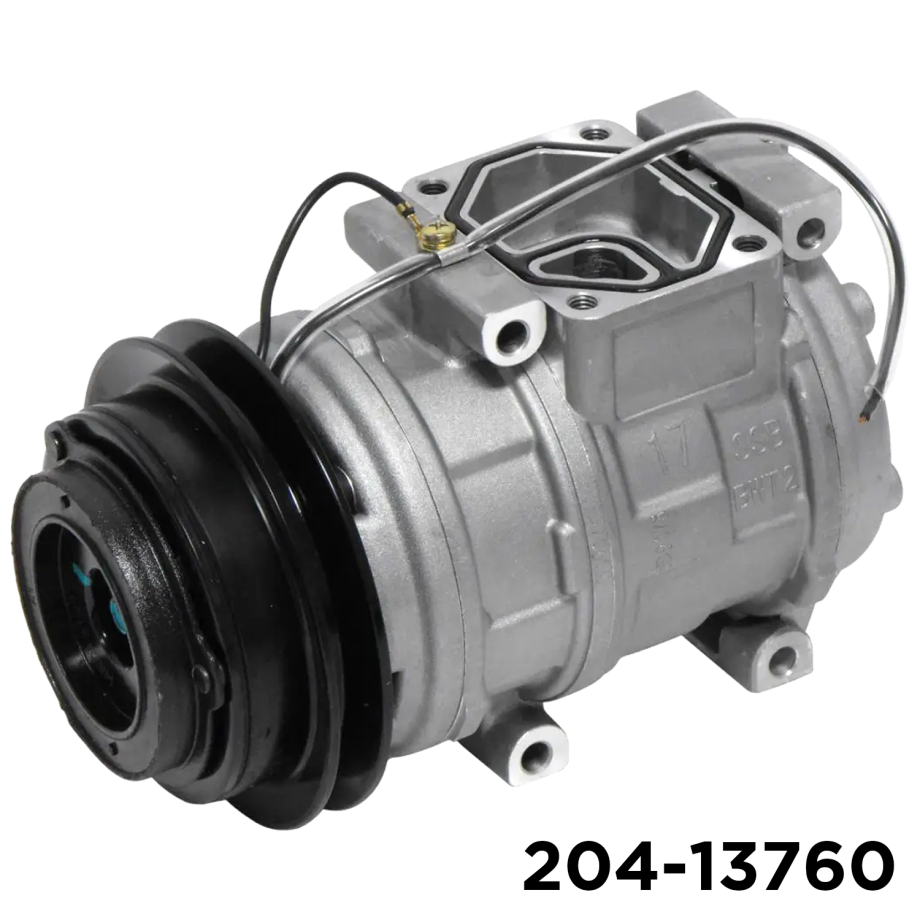 NEW AFTERMARKET 10PA17C A/C COMPRESSOR WITH SINGLE GROOVE CLUTCH 12V