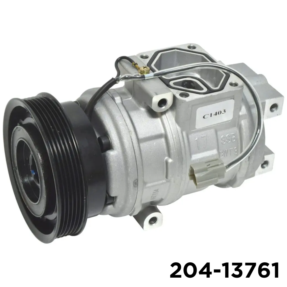NEW AFTERMARKET 10PA17C A/C COMPRESSOR WITH 6 POLY CLUTCH 12V