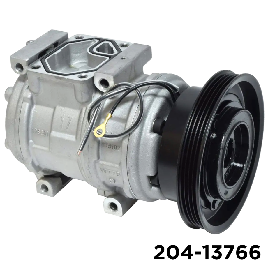 NEW AFTERMARKET 10PA17C A/C COMPRESSOR WITH 4 POLY CLUTCH 12V