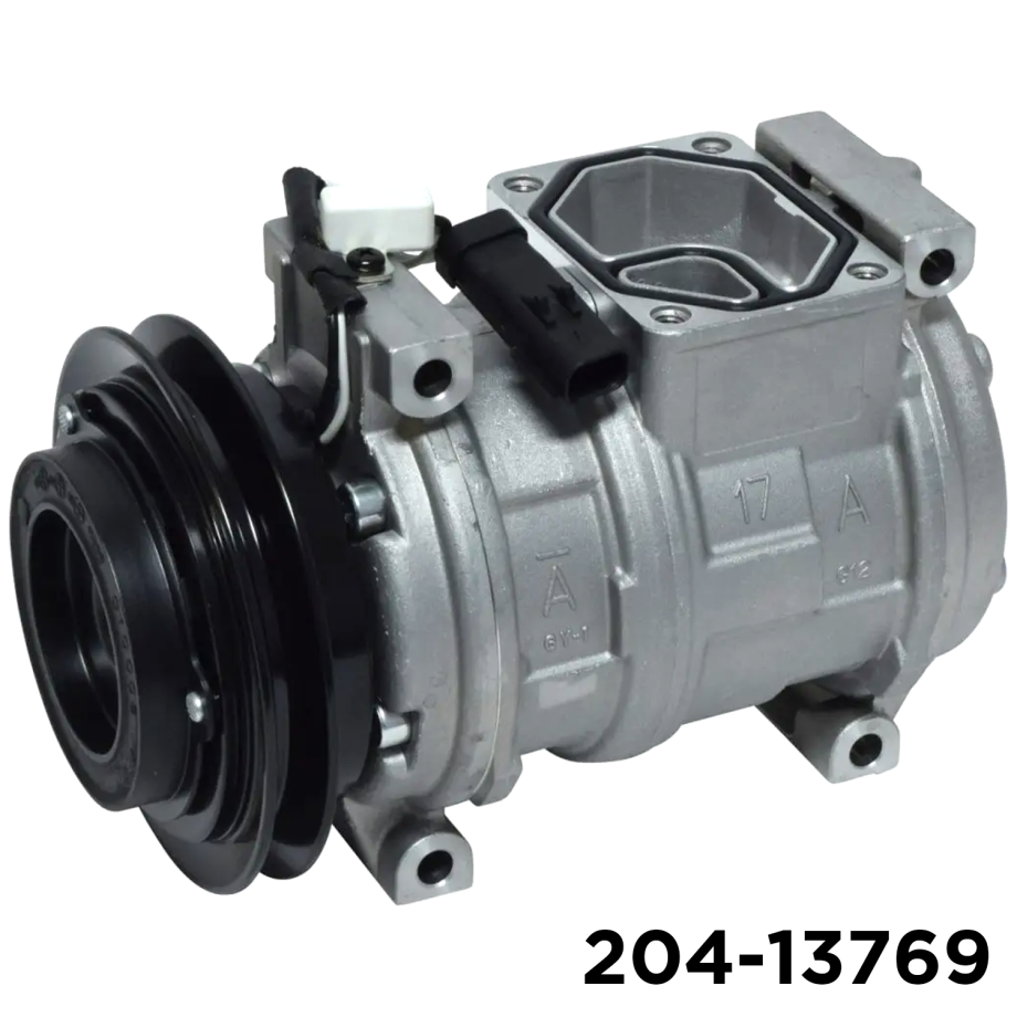 NEW AFTERMARKET 10PA17CH A/C COMPRESSOR WITH SINGLE GROOVE CLUTCH