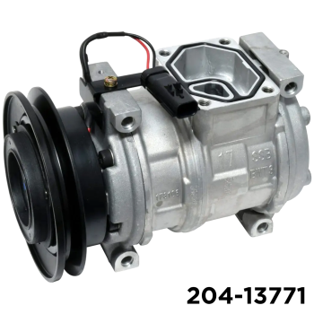 NEW AFTERMARKET 10PA17CH A/C COMPRESSOR WITH SINGLE GROOVE CLUTCH 12V