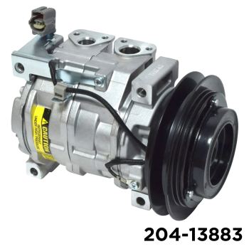 NEW AFTERMARKET 10S13C A/C COMPRESSOR WITH SINGLE GROOVE CLUTCH 12V