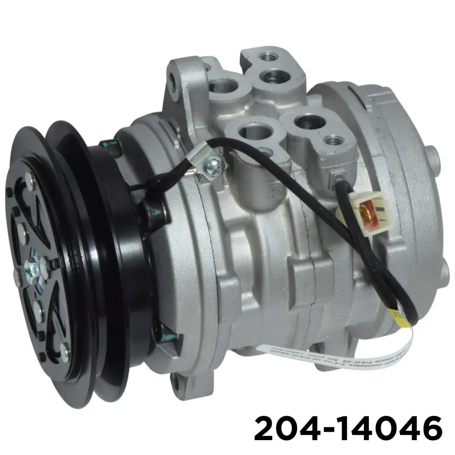 NEW AFTERMARKET 10P08E A/C COMPRESSOR WITH SINGLE GROOVE CLUTCH 12V