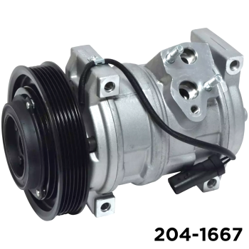AFTERMARKET 10S17C A/C COMPRESSOR WITH 6 POLY CLUTCH