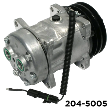 A/C COMPRESSOR NEW WITH CLUTCH SD7H15 - DOUBLE GROOVE CLUTCH - 12v