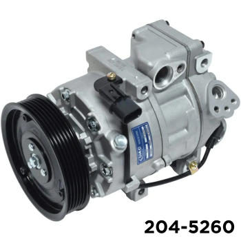 A/C COMPRESSOR WITH CLUTCH VS18E - 6 POLY CLUTCH - 12v