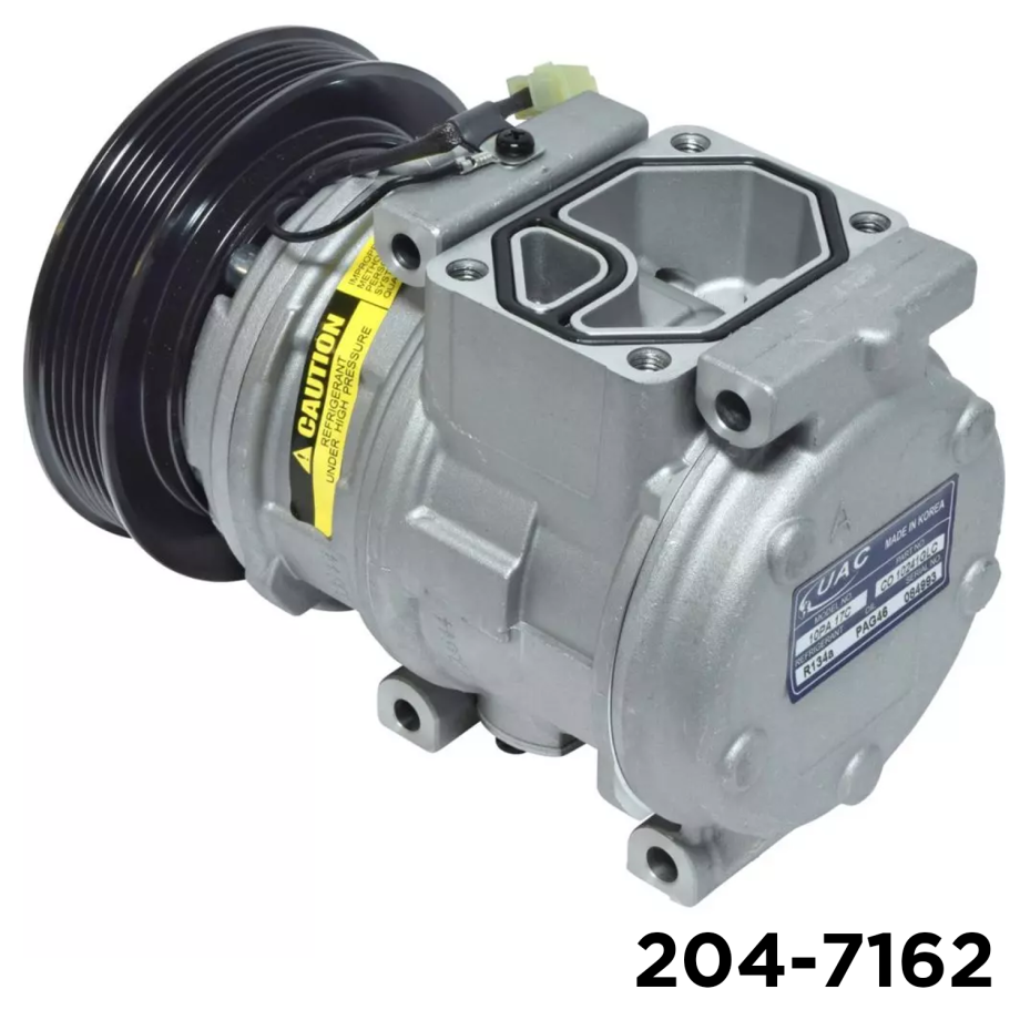AFTERMARKET 10PA17C A/C COMPRESSOR WITH 6 POLY CLUTCH 12V