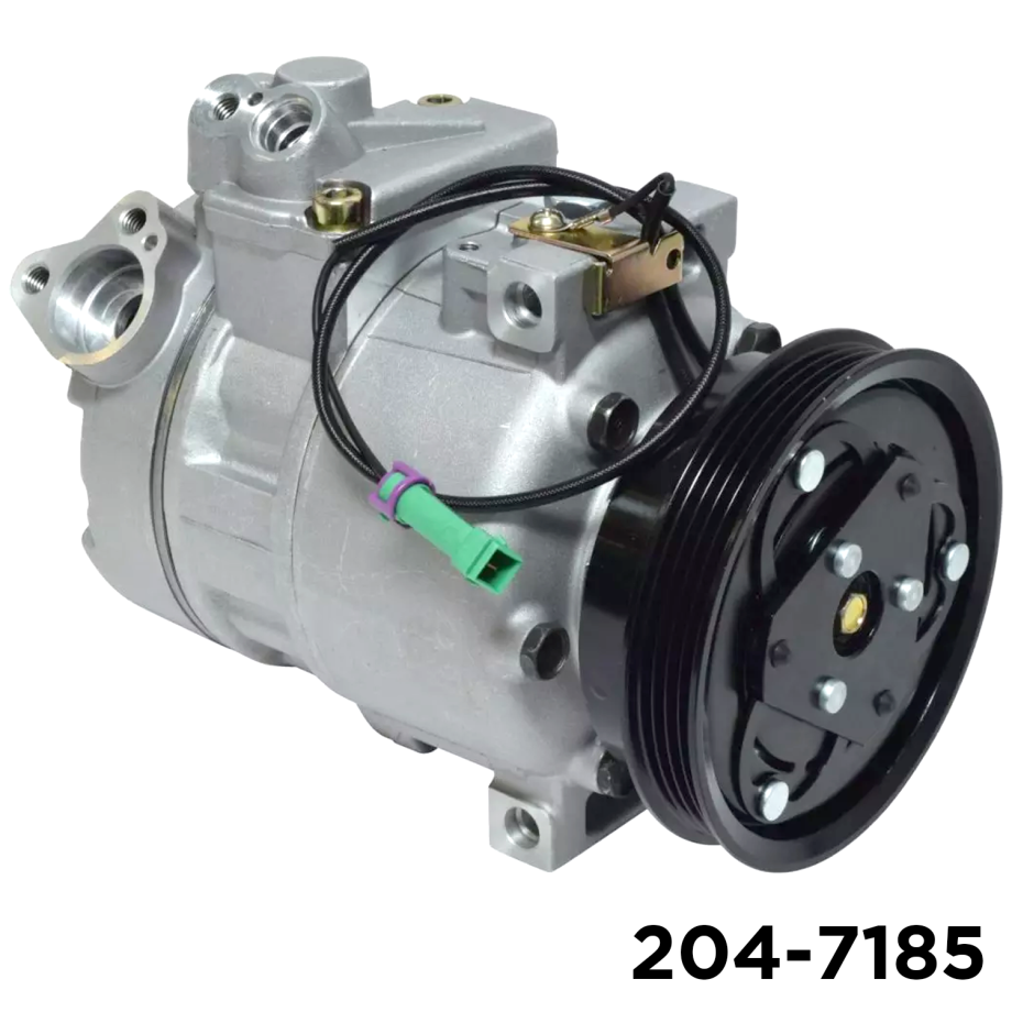 AFTERMARKET 7SBU16C A/C COMPRESSOR WITH 4 POLY CLUTCH 12V