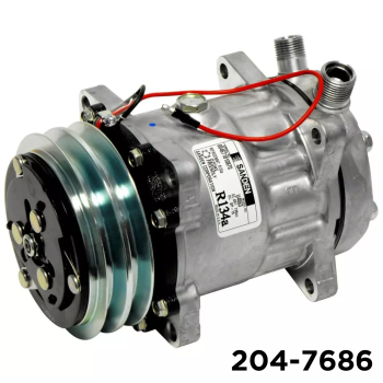 OEM SANDEN SD7H15 A/C COMPRESSOR WITH DOUBLE GROOVE CLUTCH 12V 4663
