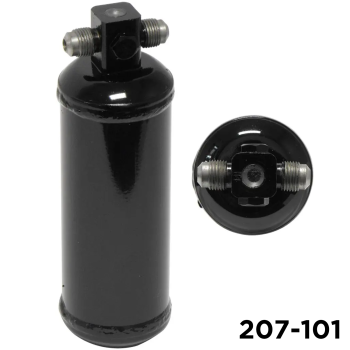 Receiver Drier 3/8 Male Flare X 3/8 Male Flare  No Ports Aftermarket & Honda Accord 80-81