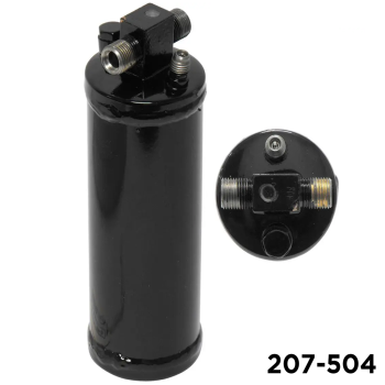 Receiver Drier 	3/8 Male Insert  Oring X 3/8 Male Insert Oring  With Switch Port & 1/4" Service port 8" Long