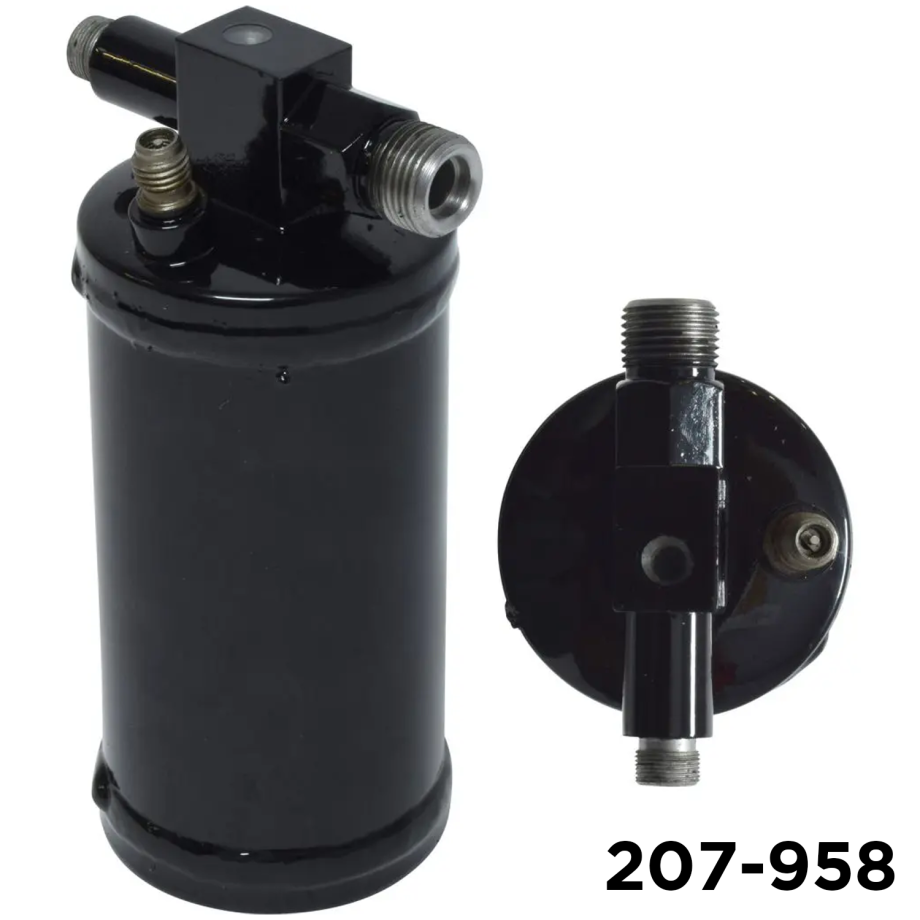 Receiver Drier / Motor Home 2.5 in x 6 in 18mm Male Insert Oring x 12mm QD