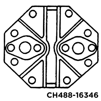 FL HD ASSY W/GASKET