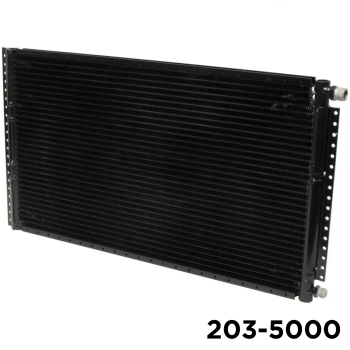 Parallel Flow Condenser 13.85 X 24 4 Mounting Rails