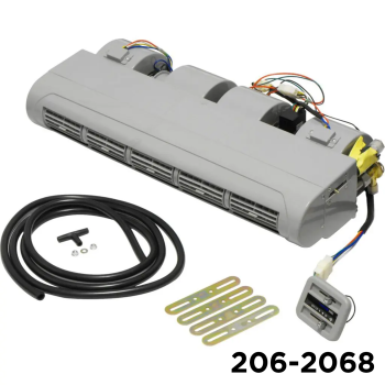 Under Dash Unit Large 6 Outlet Gray W/Controls  12V