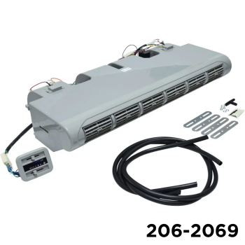 Under Dash Unit Large 6 Outlet Gray W/Controls  24V
