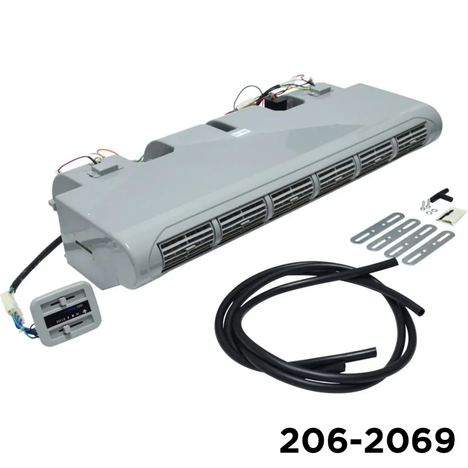 Under Dash Unit Large 6 Outlet Gray W/Controls  24V
