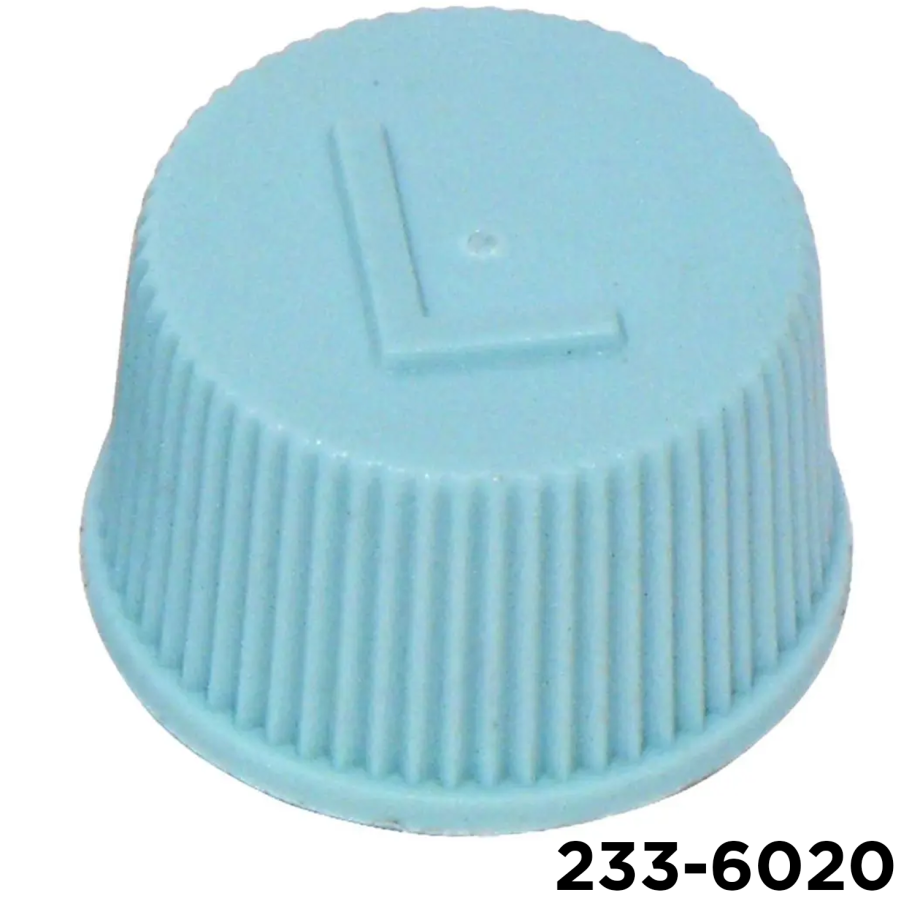 Service Cap 134a Low Side  Light Blue 13mm M9 X 1.0  (5 Pk)