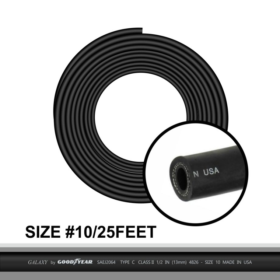 Hose #10 1/2" Good Year Barrier 25 Feet Roll